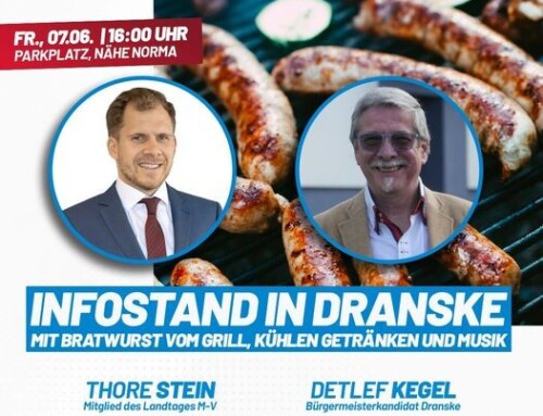 Finale unseres Bürgermeisterwahlkampfes in Dranske