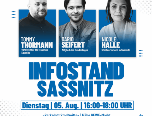 Infostand in Sassnitz